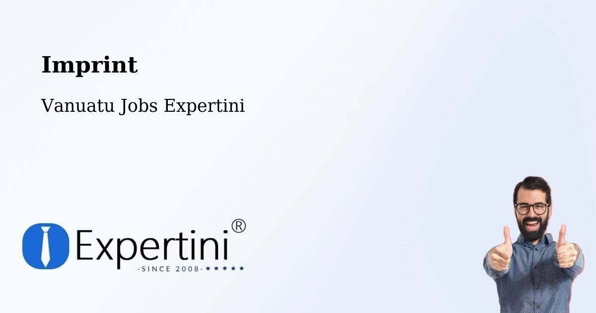 Imprint – Port Vila - Vanuatu Jobs Expertini